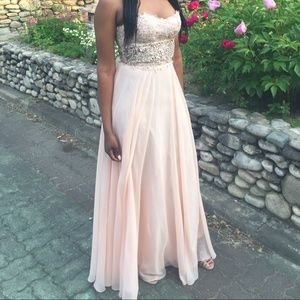 JOLENE COLLECTION -15068 - BLUSH DRESS